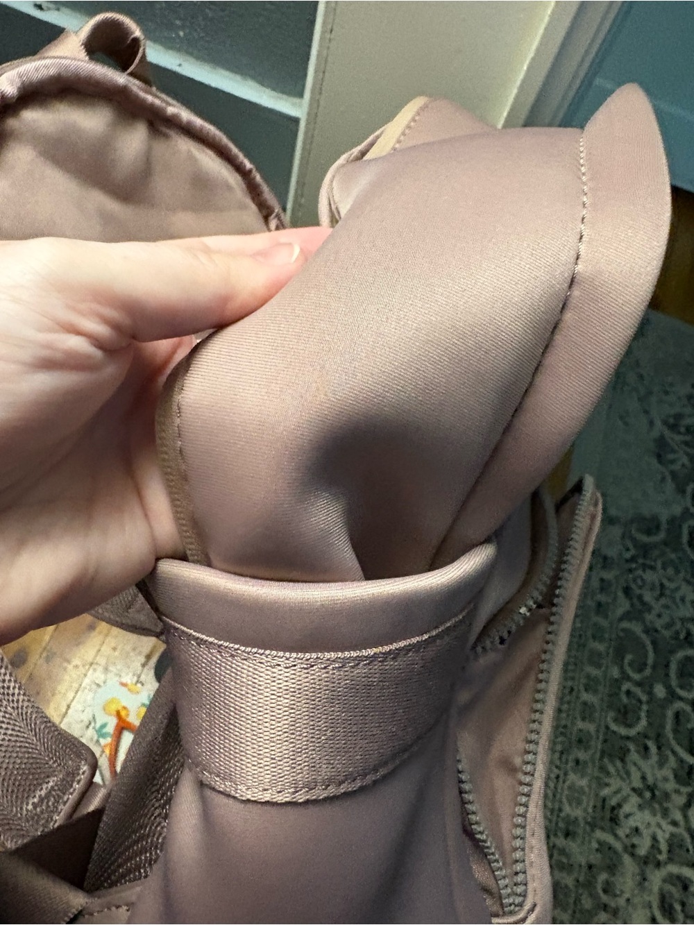 Cynthia Rowley neoprene backpack in Dusty Rose - Picture 7 of 7